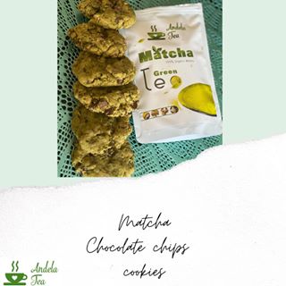 Chocolate Chip Cookies Made with Our Matcha